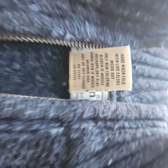 L.L. Bean Mens 1/4 Zip Cableknit Navy Fisherman’s Sweater Warm Size Large EUC - Picture 6 of 8